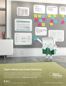 Paper Shows You Mean Business Print Ad